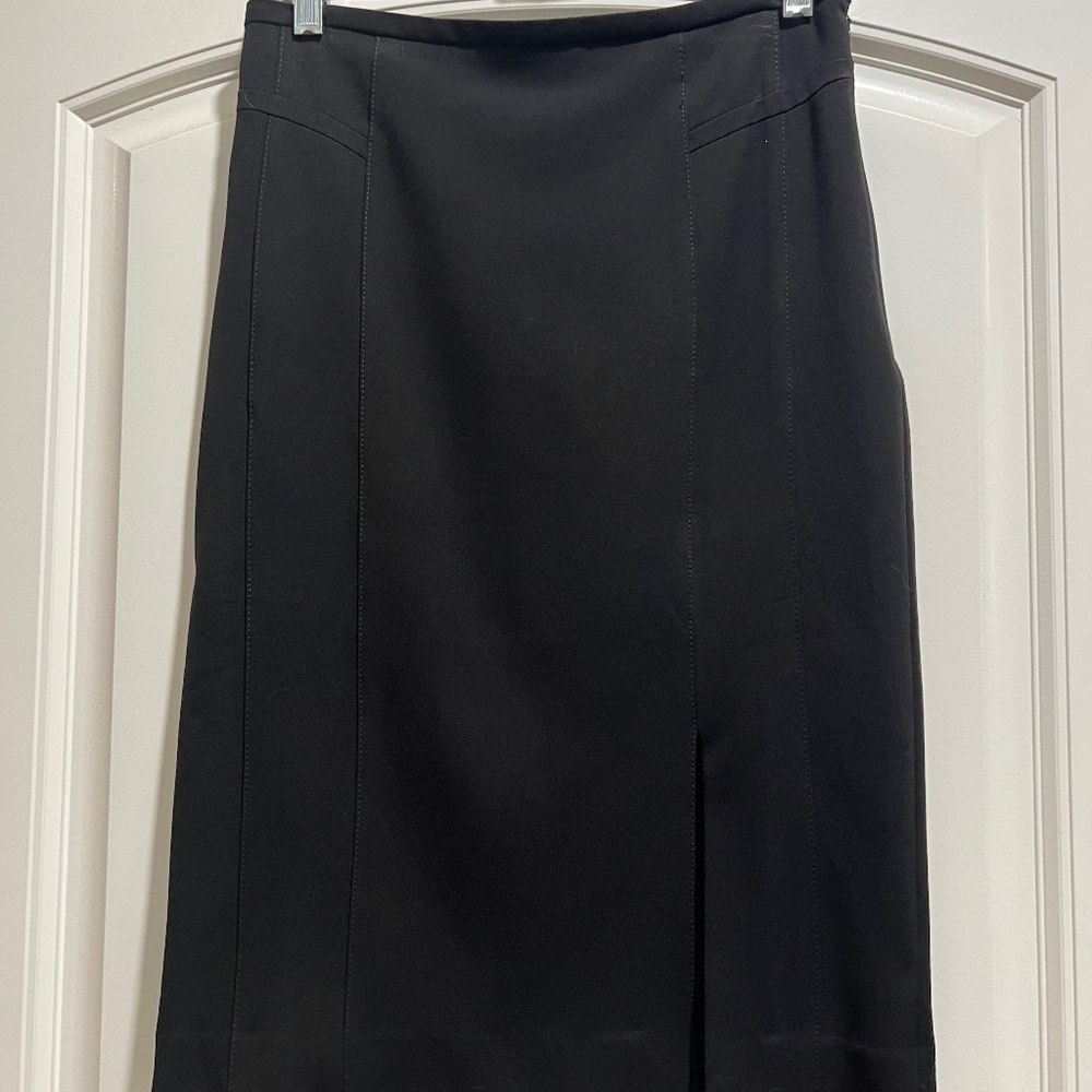 WHBM black pencil skirt